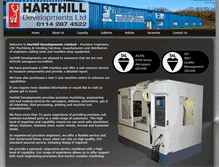 Tablet Screenshot of harthill.com